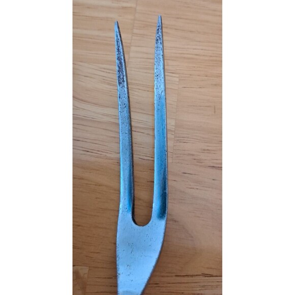 VTG Guide-a-Knife Carving Set 2 Pc Stainless Faux Stag Horn Sheffield England - Picture 4 of 7